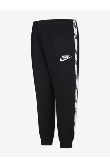 Nike Kids Logo Tape Tracksuit in Black