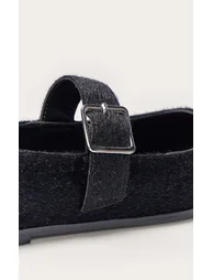 حذاء بالية زحاف - أسود - 4