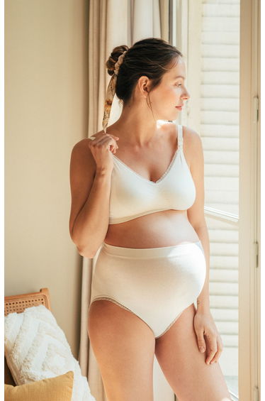 Organic Pregnancy and Nursing Bra (Natural)