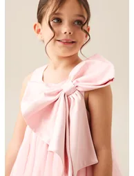 Paris Blush Bow Dress - 2