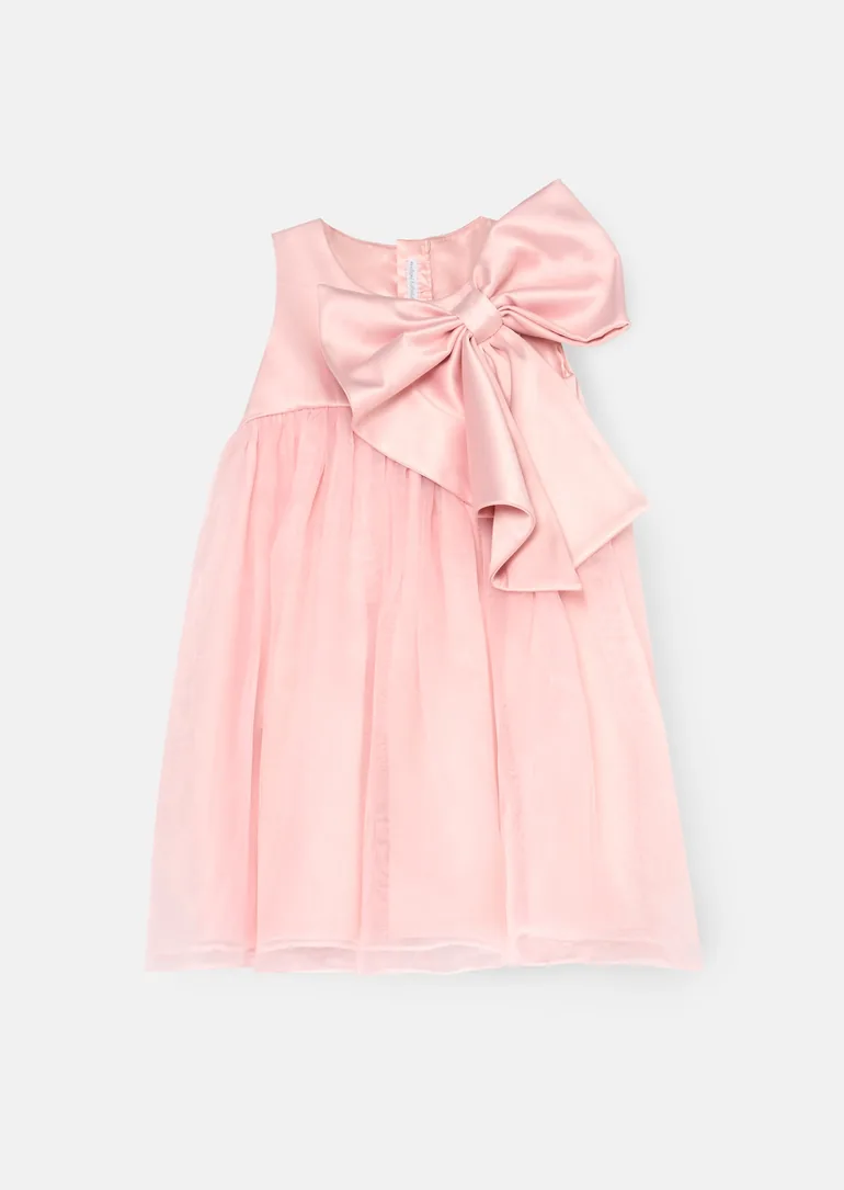 Paris Blush Bow Dress - 5