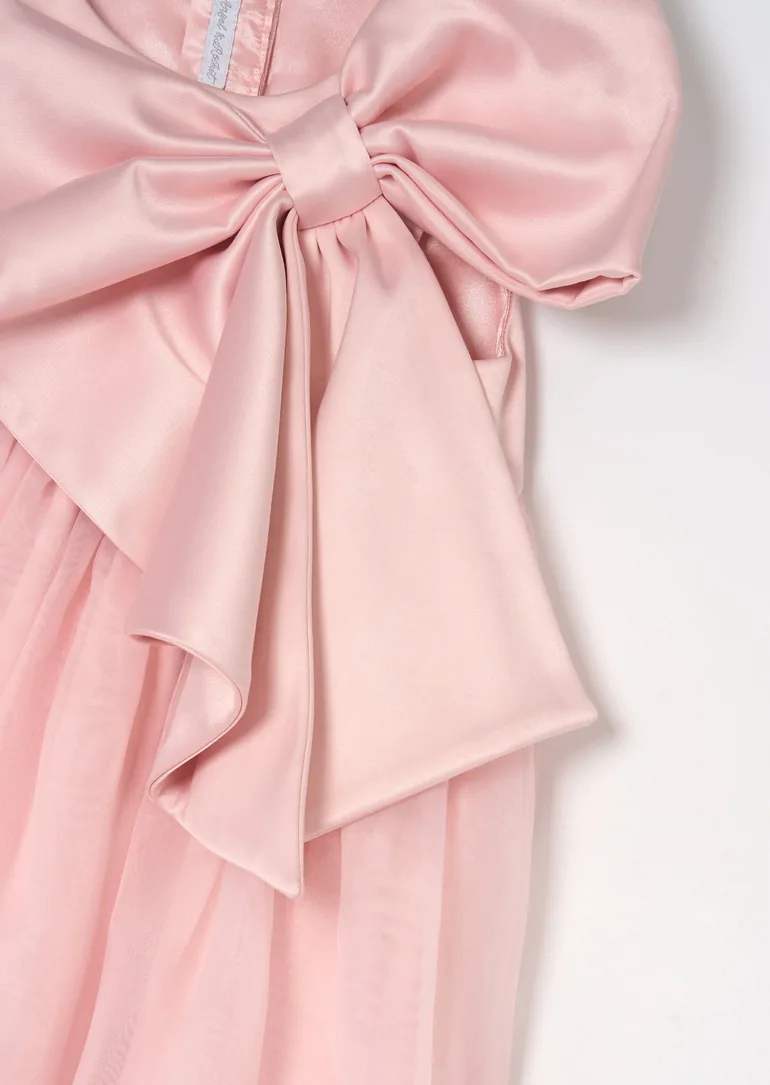 Paris Blush Bow Dress - 7