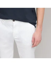 Linen Straight Trousers, Length 32'' - 3