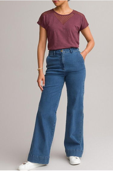 Wide Leg Jeans, Length 31.5"