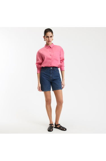 Signatures Oversize Shirt in Linen