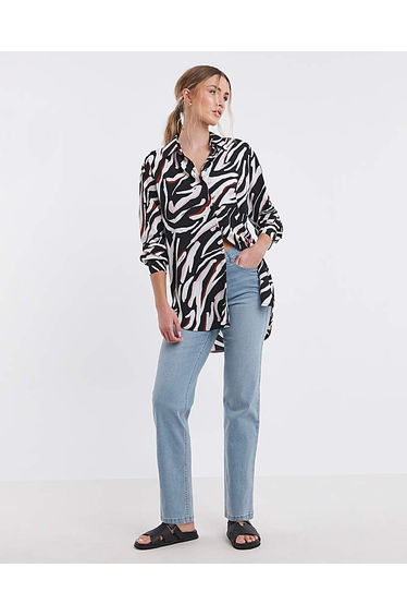 Abstract Zebra Print Value Shirt