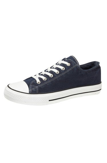 Dek Mens Canvas Plimsolls - Navy
