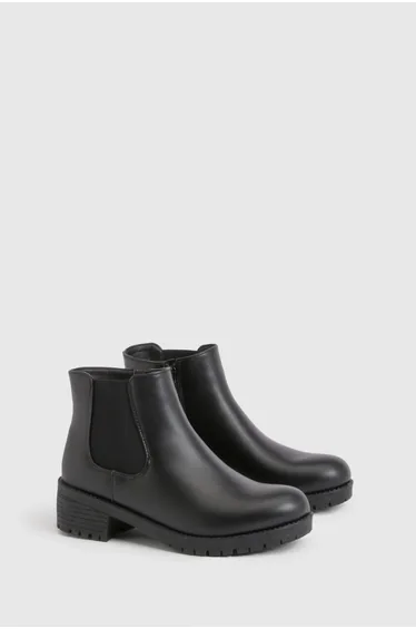 Basic Low Chelsea Boots - black