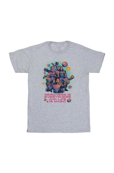 Guardians Of The Galaxy Volume 3 Girls Weirdness T-Shirt - Sport Grey