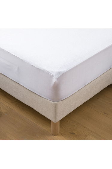 Anti-Allergy Waterproof Mattress Protector in Cotton Terrycloth. 25cm Depth