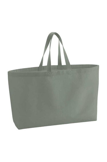 Westford Mill Canvas Oversized Tote Bag - Dusty Green