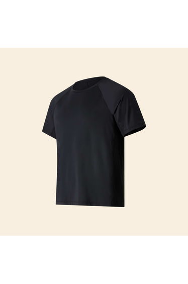 Reflective Detail Sports T-Shirt BLACK
