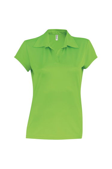 Kariban Proact Womens/Ladies Short Sleeve Performance Polo Shirt - Lime