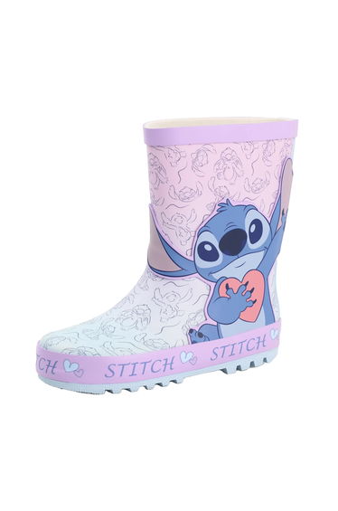 Lilo & Stitch Girls Character Wellington Boots - Purple