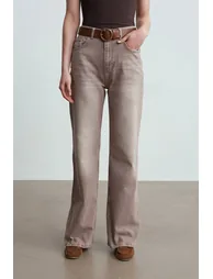 Dilvin High-Waist Straight-Leg Denim Jeans - 2