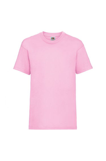 Fruit Of The Loom Childrens/Kids Unisex Valueweight Short Sleeve T-Shirt - Light Pink