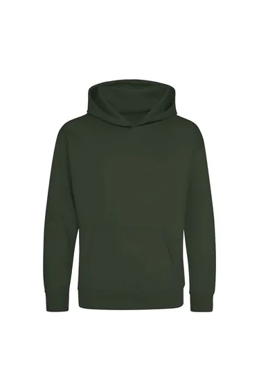 Awdis Childrens/Kids Heather Hoodie - Forest Green