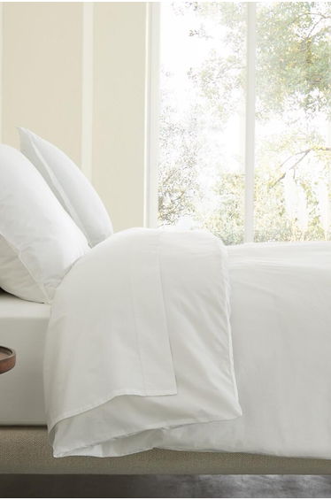 Sabbal Washed Cotton Percale Duvet Cover