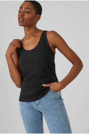 Organic Cotton Vest Top with Racerback