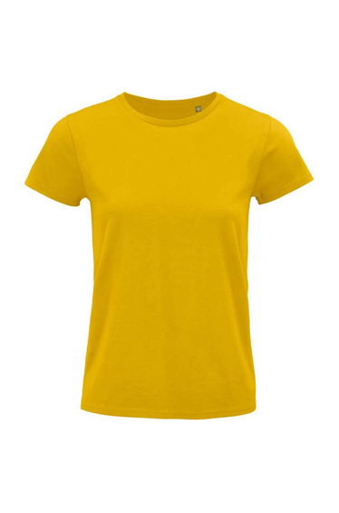 SOLS Womens/Ladies Pioneer Organic T-Shirt - Gold