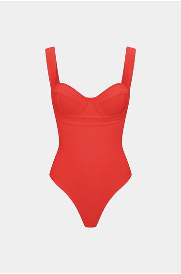 Solid Slip Sleeveless Bodysuit