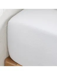 Kumla Plain 100% Cotton Muslin H30cm Fitted Sheet - 4