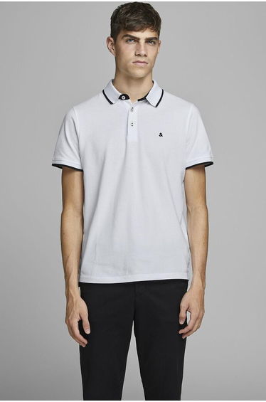 Cotton Pique Polo Shirt with Short Sleeves