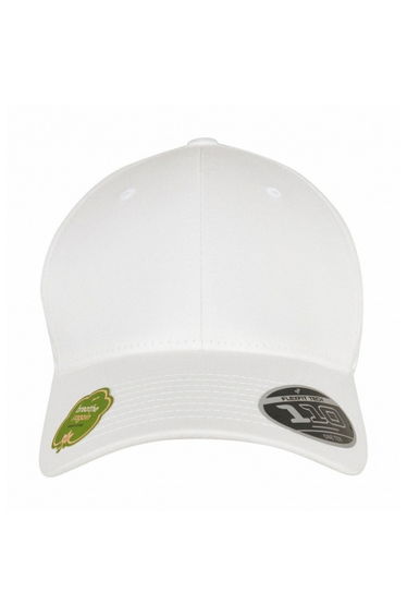 Yupoong Unisex Adult Flexfit 110 Organic Baseball Cap - White