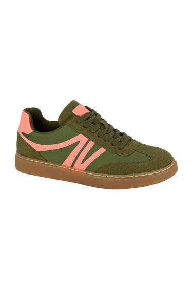 Cipriata Womens/Ladies Redea Microsuede Trainers - Khaki Green