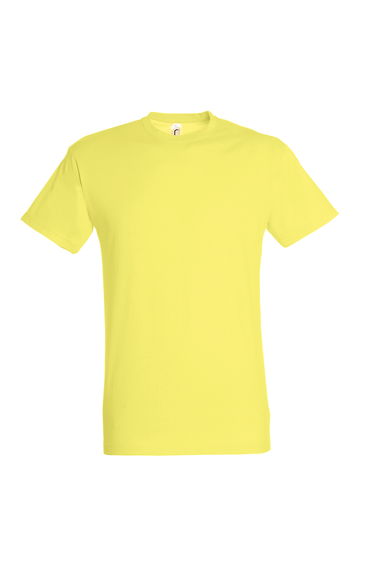 SOLS Mens Regent Short Sleeve T-Shirt - Pale Yellow