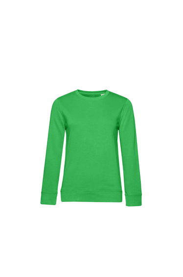 B&C Womens/Ladies Organic Sweatshirt - Apple Green