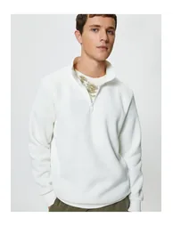 Men's Ecru Sweatshirt - 1