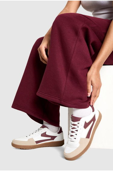 Contrast Stripe Gum Sole Trainers
