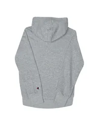 Boy's Champion Junior Logo Hoody in Grey - 1