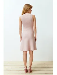 Pink Knitwear Dress - 4