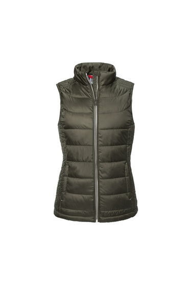 Russell Womens/Ladies Nano Body Warmer - Dark Olive