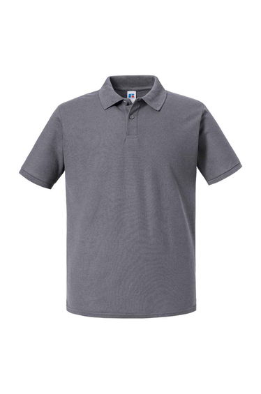 Russell Mens Authentic Eco Piqué Polo Shirt - Convoy Grey