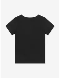 Guess Girls Logo T-Shirt in Black - 1