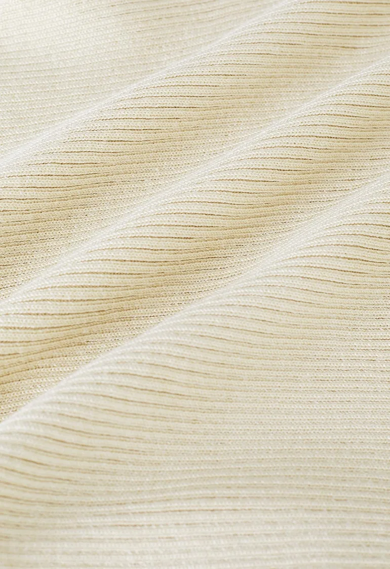 Tie Waist Knit Tank Top in Oatmeal - 6