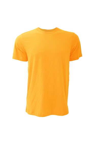 Canvas Unisex Jersey Crew Neck T-Shirt / Mens Short Sleeve T-Shirt - Yellow