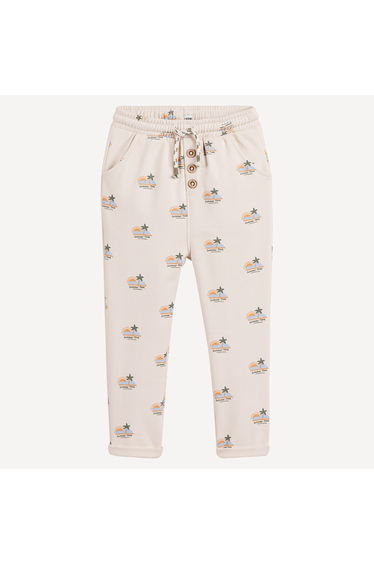 Set of 2 Printed Fleece Joggers 12 Months 5 Years