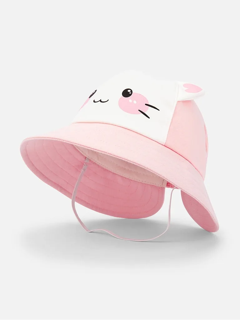 Girls Fun Design Sun Hat - 2