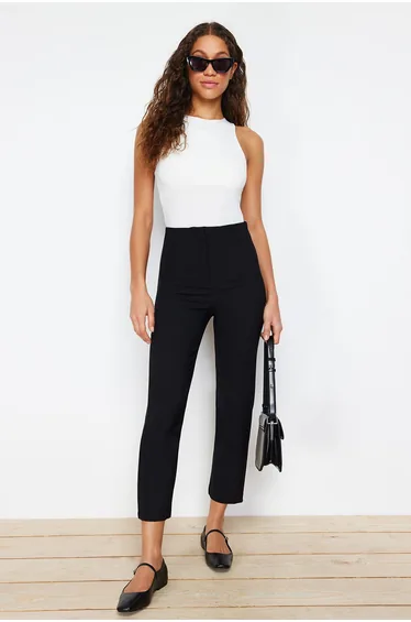 Pants - Black - Straight