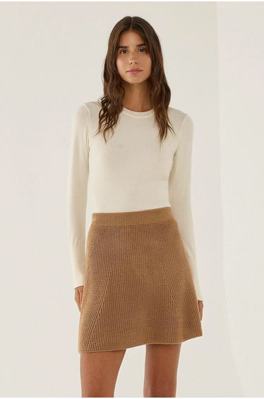 Knit Mini Skirt