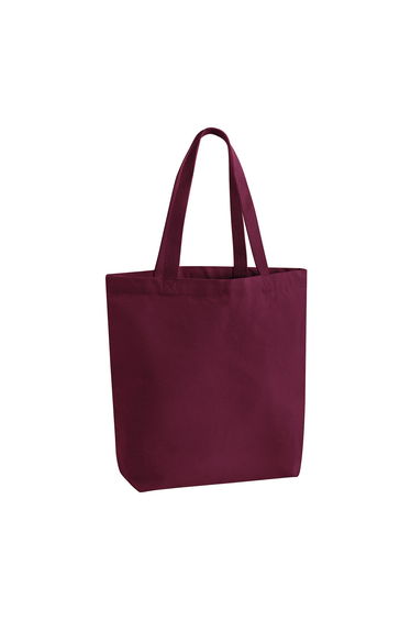 Westford Mill Canvas Heavyweight 30L Tote Bag - Burgundy