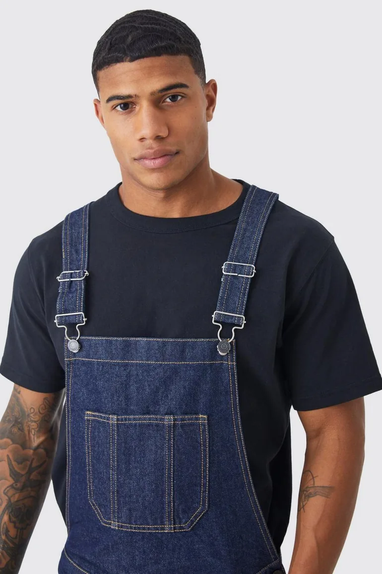 Full Length Denim Dungarees - 2