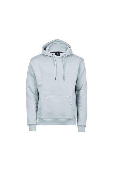 Tee Jays Mens Hooded Cotton Blend Sweatshirt - Ice Blue