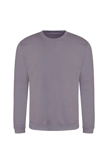 AWDis Just Hoods AWDis Unisex Crew Neck Plain Sweatshirt - Dusty Lilac