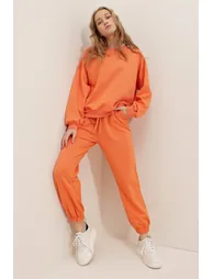 Sweatsuit - Orange - Regular fit