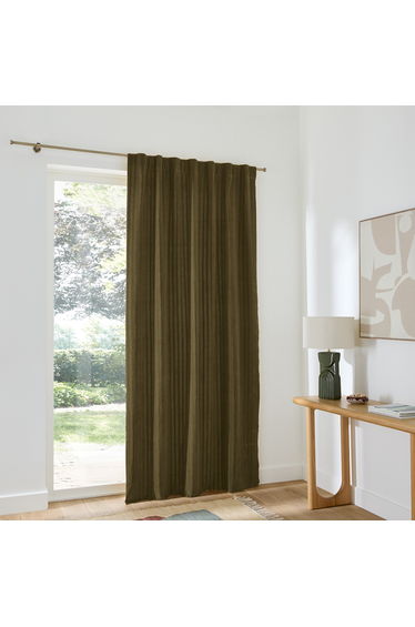 Milo Cut Velvet Hidden Tab Top Curtain
